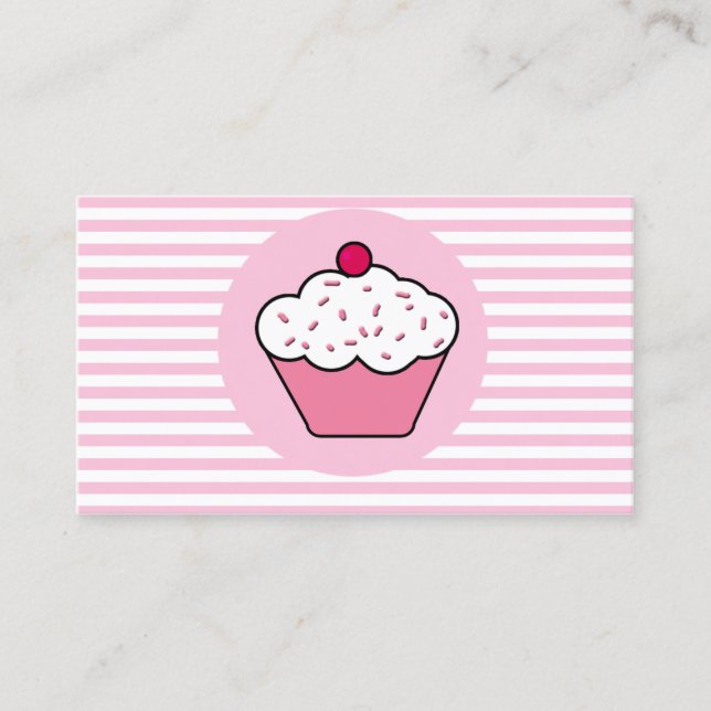 Cupcake Shop Business Cards Visitenkarte (Vorderseite)