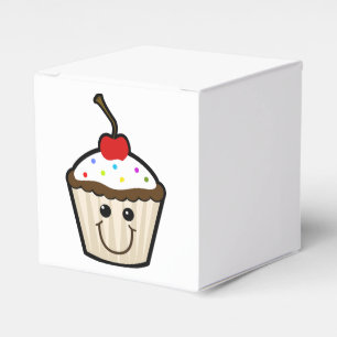 Cupcake Smile Face Geschenkschachtel