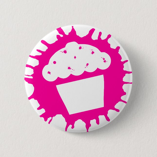 Cupcake-Splat Button (Vorderseite)