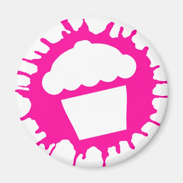 Cupcake-Splat Magnet (Vorne)