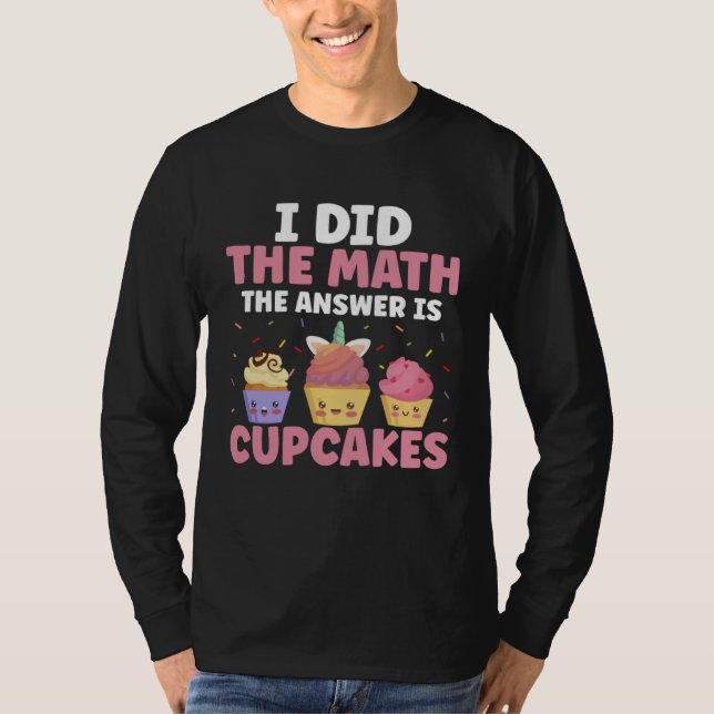 Cupcake  Sprinkles Food for A Cupcake Themed Party T-Shirt (Vorderseite)