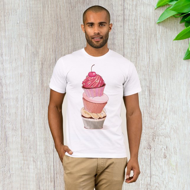 Cupcake Stack Mens T - Shirt (Von Creator hochgeladen)