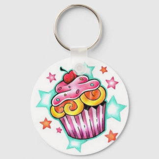 Cupcake Star Schlüsselanhänger