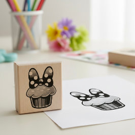 Cupcake-Stempel Gummistempel