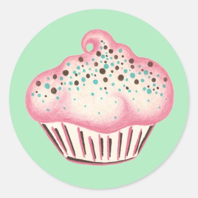 Cupcake Sticker (Vorderseite)