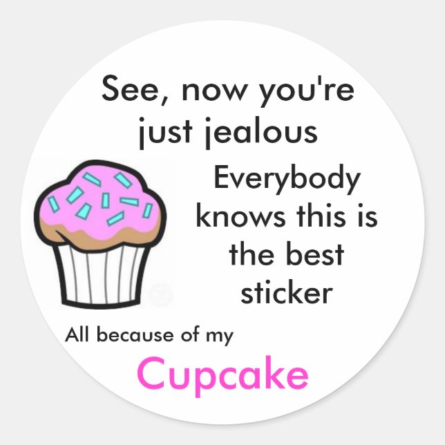 Cupcake Sticker (Vorderseite)