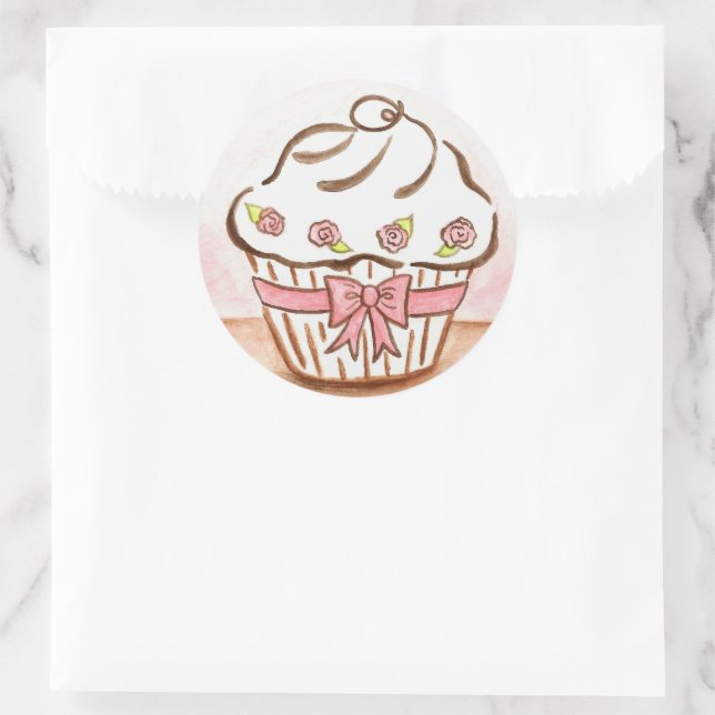 Cupcake Sticker (Tasche)