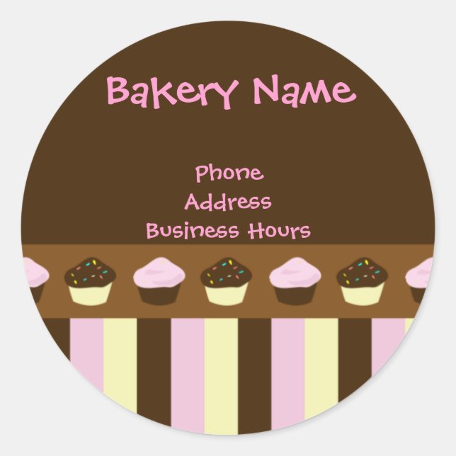 Cupcake Stickers (Vorderseite)