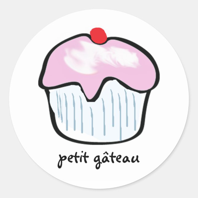 Cupcake Stickers (Vorderseite)