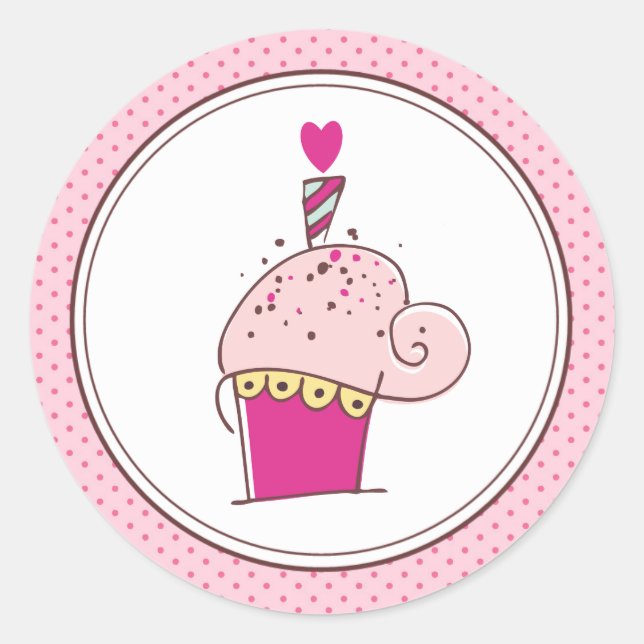 Cupcake Stickers (Vorderseite)