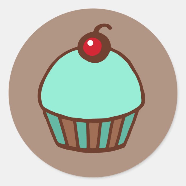Cupcake Stickers (Vorderseite)
