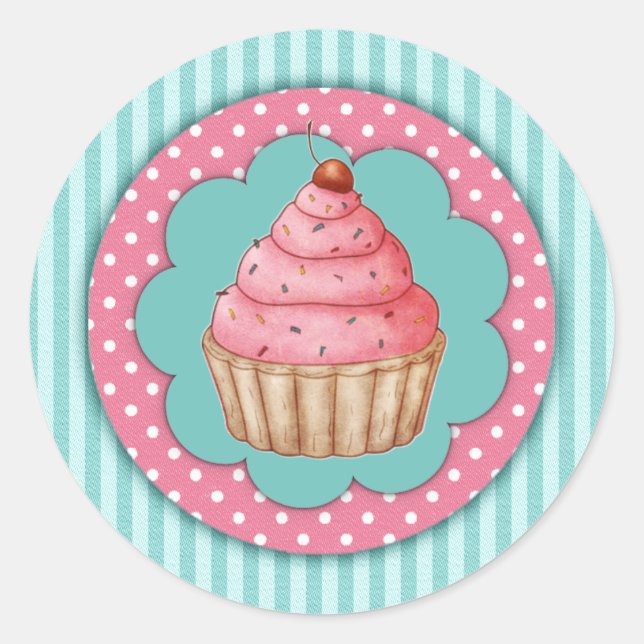 Cupcake Stickers (Vorderseite)