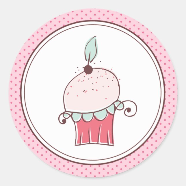 Cupcake Stickers (Vorderseite)