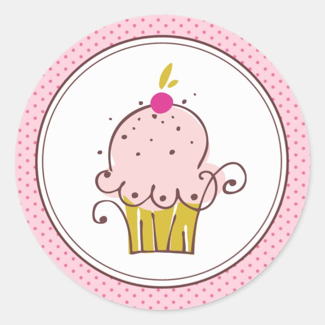 Cupcake Stickers (Vorderseite)
