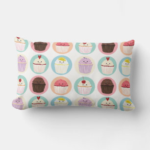 Cupcake Süssen Muster Pillow Lendenkissen