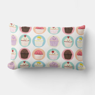 Cupcake Süssen Muster Pillow Lendenkissen