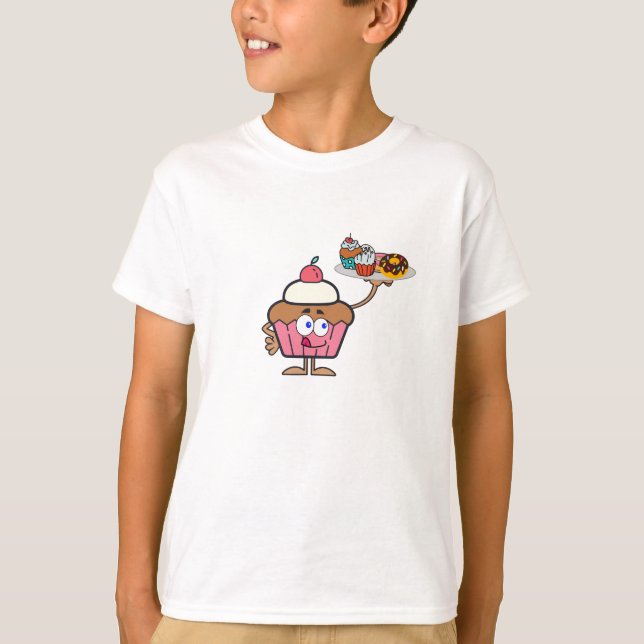 Cupcake Süßigkeiten Ihr Tag T-Shirt (Vorderseite)