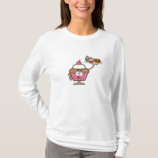 Cupcake Süßigkeiten Ihr Tag T-Shirt (Vorderseite)