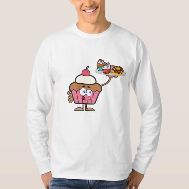 Cupcake Süßigkeiten Ihr Tag T-Shirt (Vorderseite)