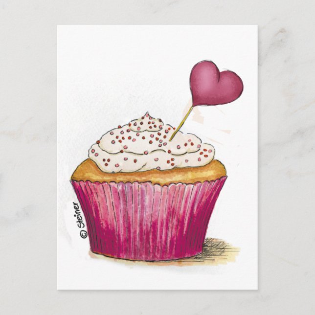Cupcake - Sweetest Day Postkarte (Vorderseite)