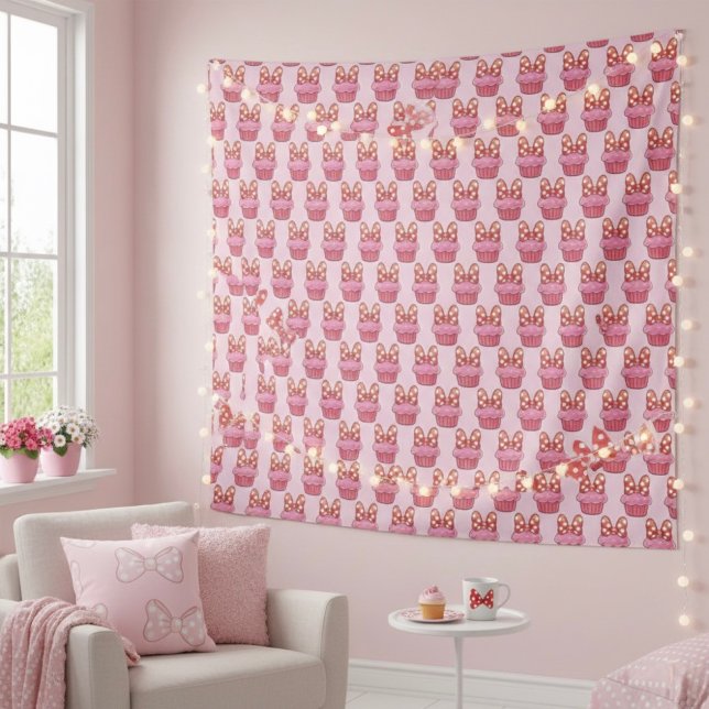 Cupcake-Tapisserie Wandteppich (Von Creator hochgeladen)