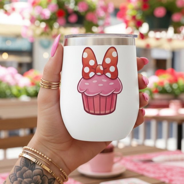 Cupcake Thermischer Weintumbler (Von Creator hochgeladen)