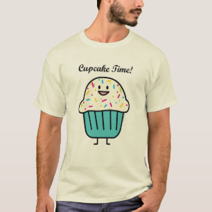 Cupcake Time mit Sprinklern süßen Dessert Fondant T-Shirt