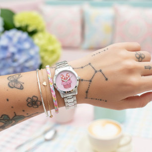 Cupcake-Uhr Armbanduhr