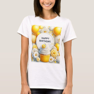 Cupcake und Ballon T-Shirt