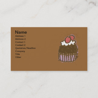 Cupcake-Visitenkarte Visitenkarte
