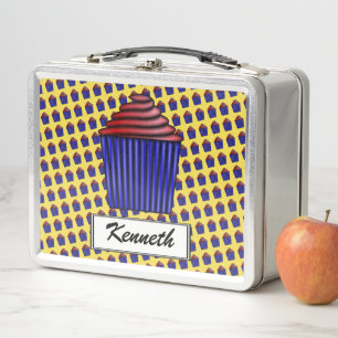 Cupcake von Kenneth Yoncich Metall Brotdose
