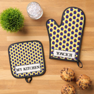 Cupcake von Kenneth Yoncich Ofenhandschuh & Topflappen-Set