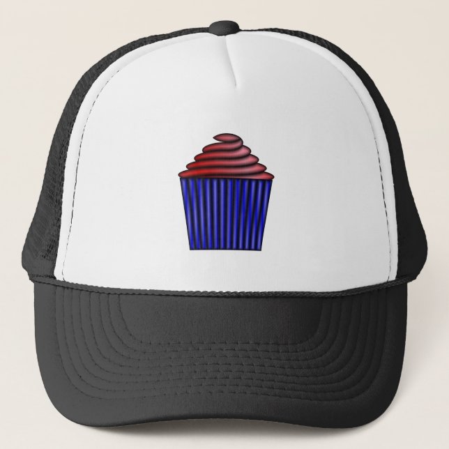Cupcake von Kenneth Yoncich Truckerkappe (Vorderseite)