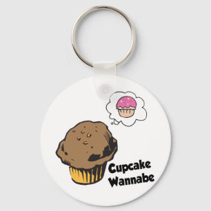 Cupcake Wannabe Muffin Schlüsselanhänger