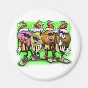CupCake Weihnachten Magnet