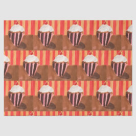 Cupcake with Vanilla Frosting Seidenpapier