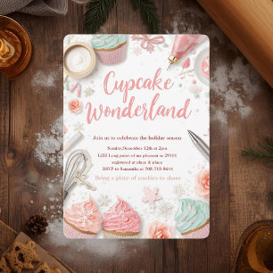Cupcake-Wunderland Pastell Einladung