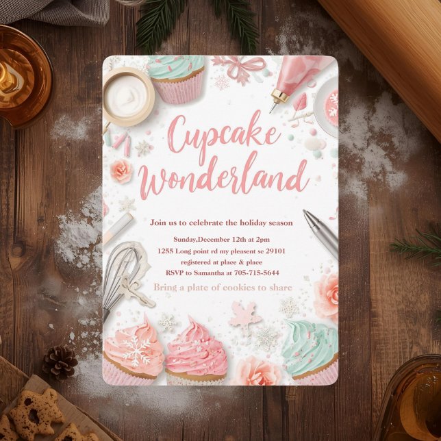 Cupcake-Wunderland Pastell Einladung (Von Creator hochgeladen)