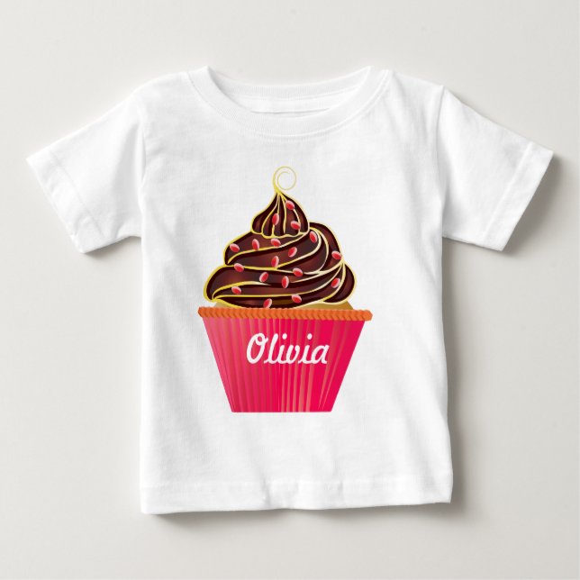 Cupcakes Baby T-shirt (Vorderseite)