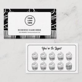 Cupcakes Bakery Coffee Shop Rewards Point Treuekarte
