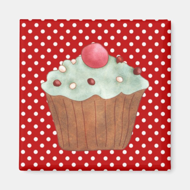Cupcakes Cakes Konditorei Magnet (Vorne)