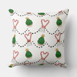 Cupcakes & Candy Canes Kissen