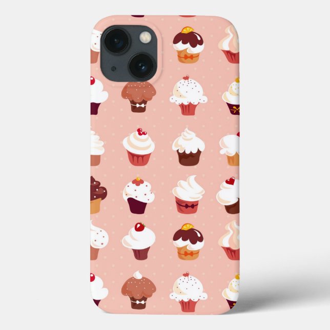 Cupcakes Case-Mate iPhone Hülle (Rückseite)