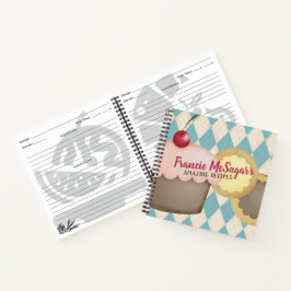 Cupcakes Cookies Backen Kochbuch Rezept Notebook Notizbuch