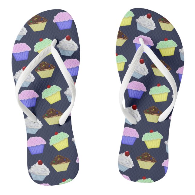 Cupcakes Flip Flops (Fußbett)