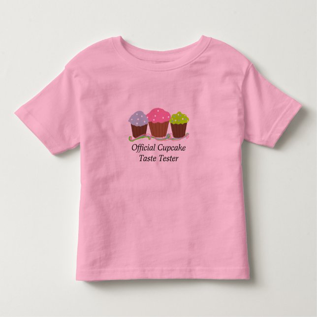 Cupcakes - Geschmack Tester Kleinkind T-shirt (Vorderseite)