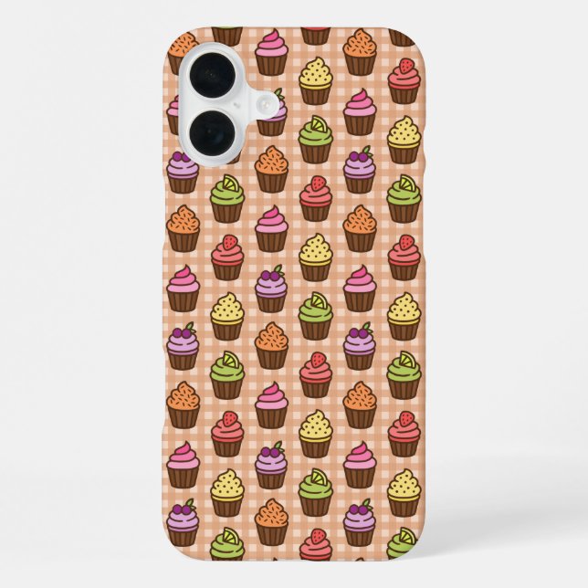 Cupcakes iPhone Hülle (Rückseite)