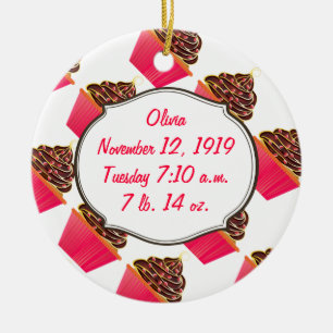 Cupcakes Keramikornament