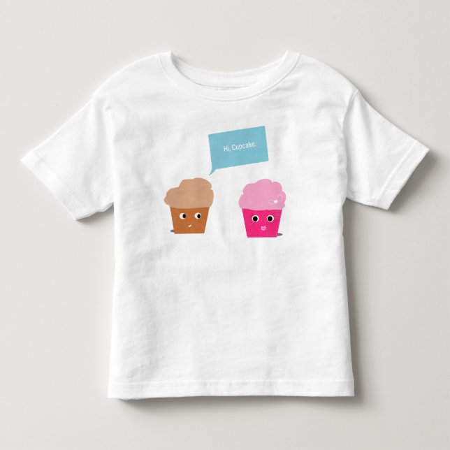 Cupcakes Kleinkind T-shirt (Vorderseite)
