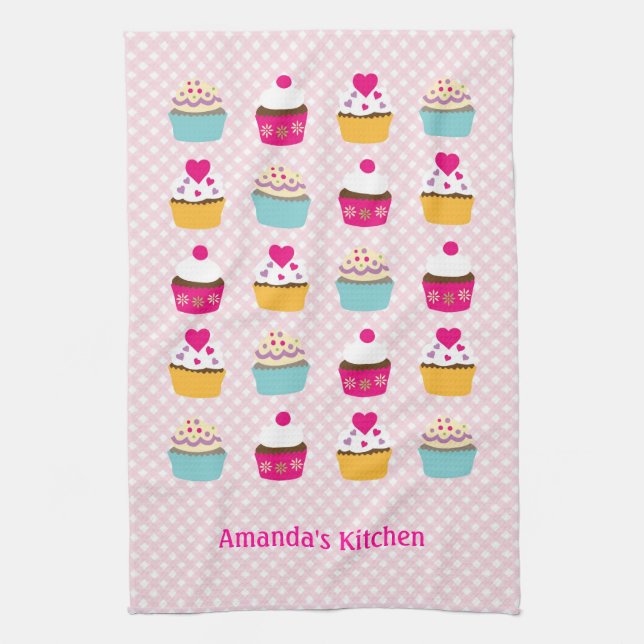 Cupcakes Küchentücher (Vertikal)
